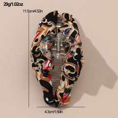 Boho Style Hair Claw Fabric Hair Claw Nonslip Ponytail Holder