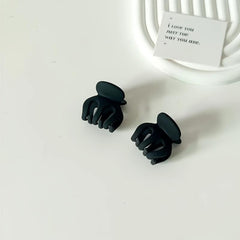 8pcs Acrylic Frosted Hair Claw Solid Shark Claw Hair Accessories