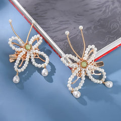 Butterfly Barrette Hairpin Vintage Chinese Style Cheongsam Hair Accessories