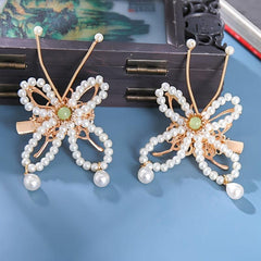 Butterfly Barrette Hairpin Vintage Chinese Style Cheongsam Hair Accessories