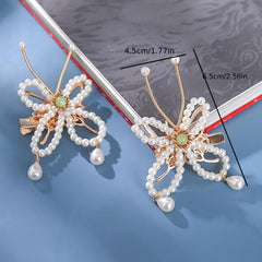 Butterfly Barrette Hairpin Vintage Chinese Style Cheongsam Hair Accessories