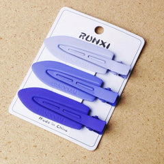 3pcs Colorful Hair Clip Side Clip Duck Billed Headwear Women