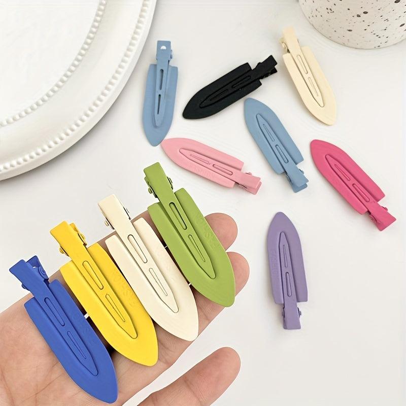 3pcs Colorful Hair Clip Side Clip Duck Billed Headwear Women