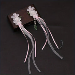 Ancient Style Crystal Hairpin Retro Headdress Flower Tassel Hair Accessories