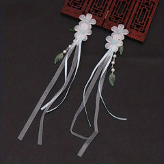 Ancient Style Crystal Hairpin Retro Headdress Flower Tassel Hair Accessories