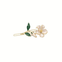Flower Shaped Hair Pin Barrette Style Headdress for Women Girls