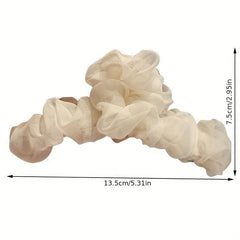 Mesh Hair Claw Headwear Women Large Hair Clip
