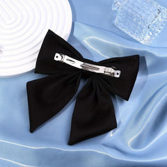Large Bow Barrette Hair Clip Double Layered Pattern Sweet Hair Accessory