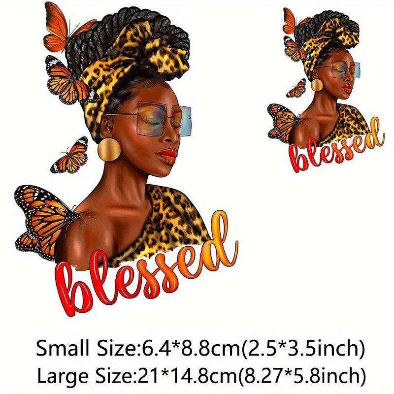Leopard Print Stickers Iron On Clothing DIY Accessories Dark