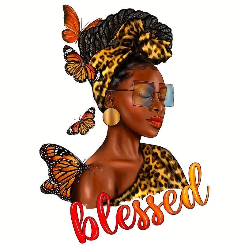 Leopard Print Stickers Iron On Clothing DIY Accessories Dark