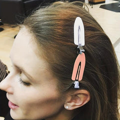 4pcs No Crease Hair Clip Salon Hair Styling Tool Accessories