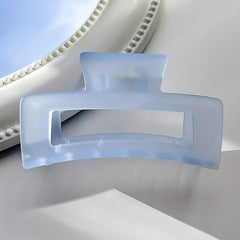 4pcs Matte Hair Claw Large Shark Claw Frosted Style Hair Clip