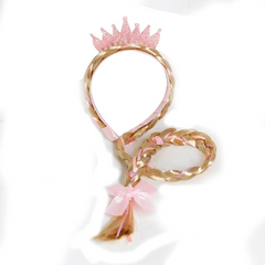 Braided Wig Headband Headdress For Girls