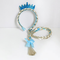 Braided Wig Headband Headdress For Girls