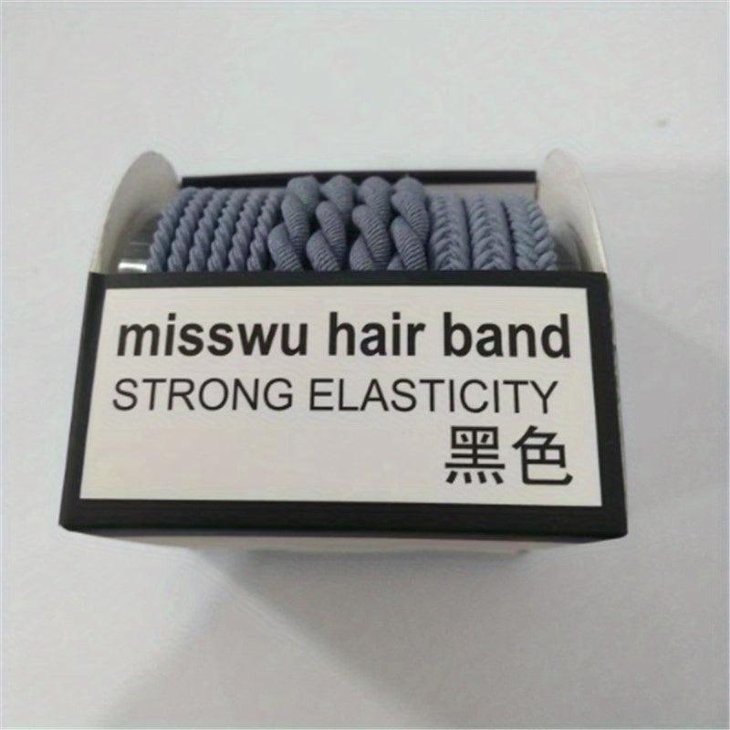 Colorful Braided Hair Tie Small Elastic Hair Bands Ponytail Holder
