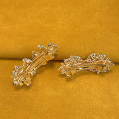 Alloy Rhinestone Hair Clip French Barrette Duck Billed Clip Hair Accessories