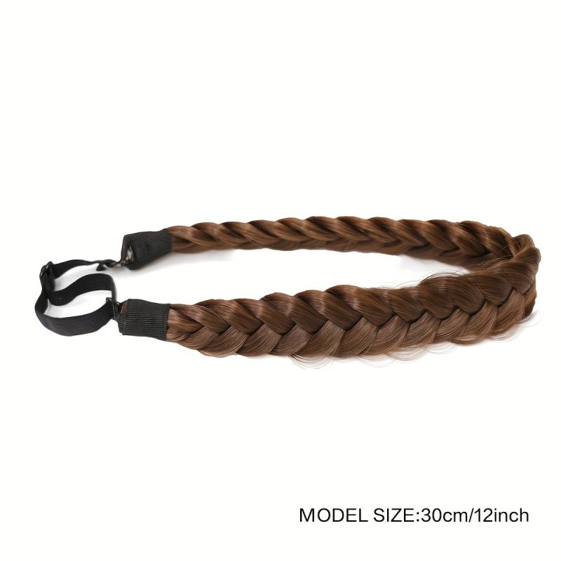 Synthetic Braid Hair Headband Hand Synthetic Hair Pieces Extended Headband