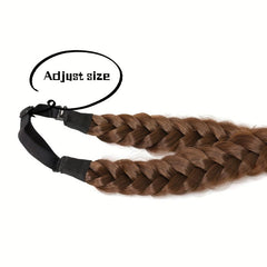 Synthetic Braid Hair Headband Hand Synthetic Hair Pieces Extended Headband