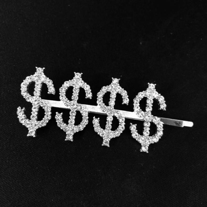 Rhinestone Hair Pin Glitter Hair Clip for Women Girls