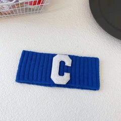 Knit Headbands Winter Ear Warmers Letter Printed Elastic Hair Band Accessories