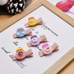 Baby Girls Hair Clip Cute Cartoon Duck Bill Clip for Side Hair Bang Braids