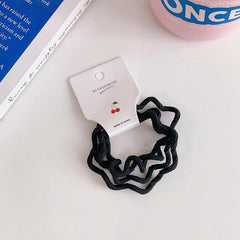 4 Pcs Hair Band Ponytail Elastics No Crease Damage