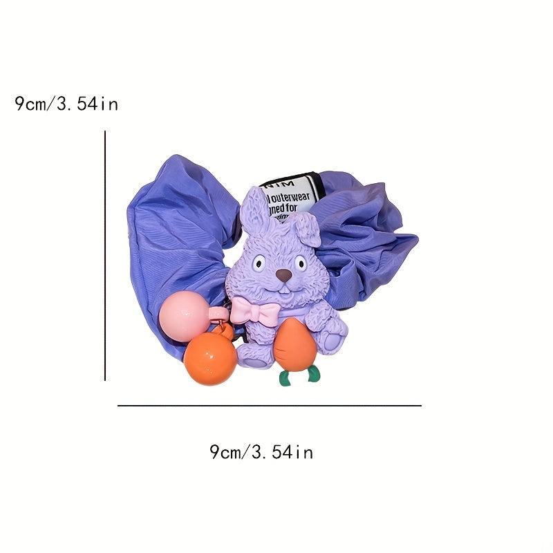 Cartoon Rabbit Scrunchies Hair Tie Carrot Hair Accessory