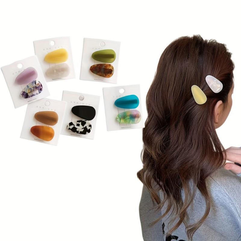 Acetate Hair Clip Set for Women