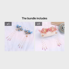 Butterfly Tassel Hanfu Headdress Wedding Accessories
