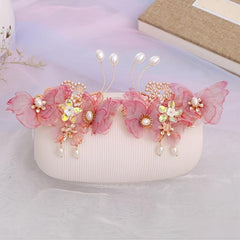 Butterfly Tassel Hanfu Headdress Wedding Accessories