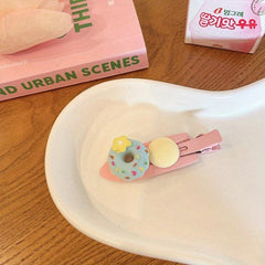 Candy Hair Clip Cartoon Ice Cream Popsicle Decor Duck Billed Clip