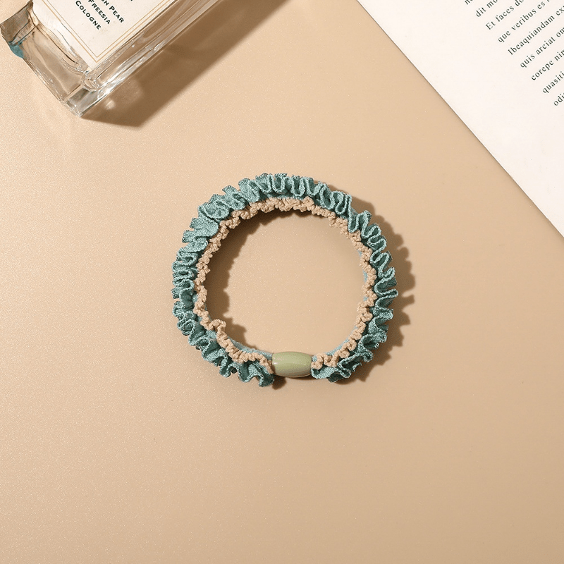 Elastic Hair Tie Lace Head Rope Wrinkle Hair Accessories for Women