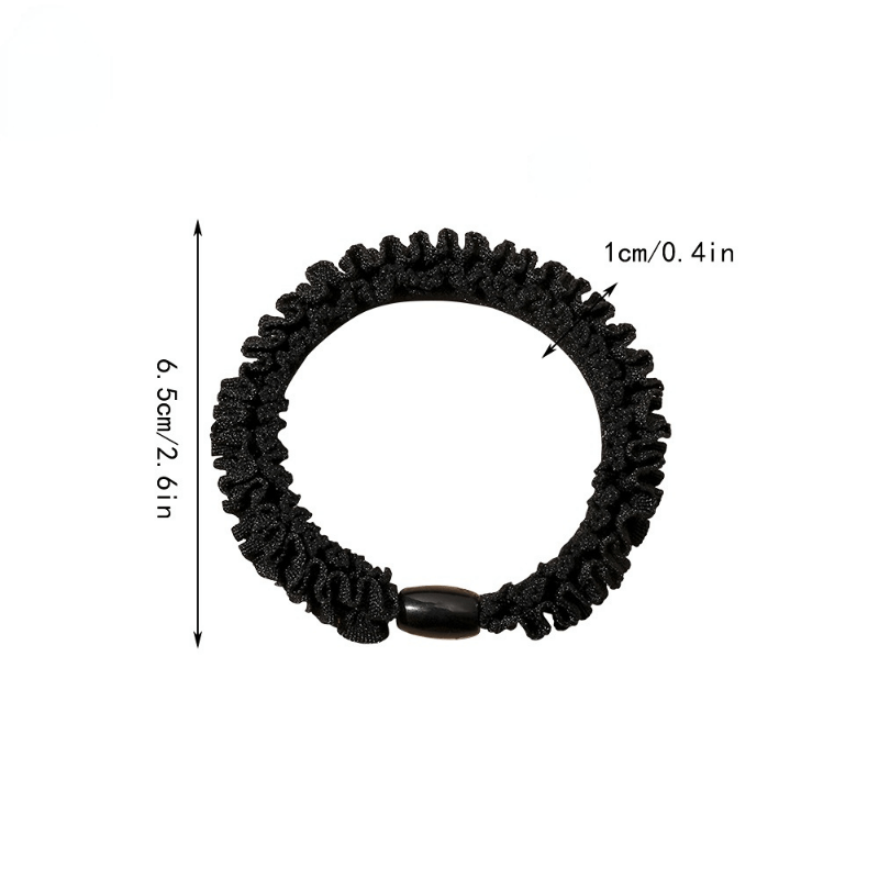 Elastic Hair Tie Lace Head Rope Wrinkle Hair Accessories for Women