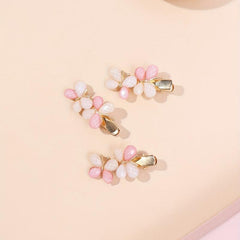 3pcs Butterfly Hair Clip Alloy Duck Billed Clip Sweet Hair Clip