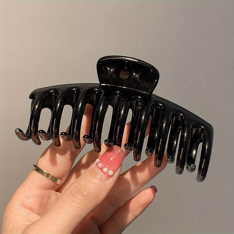 Large Solid Hair Claw for Thick Hair Women Girls