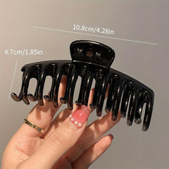 Large Solid Hair Claw for Thick Hair Women Girls