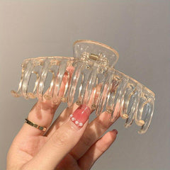 Large Solid Hair Claw for Thick Hair Women Girls