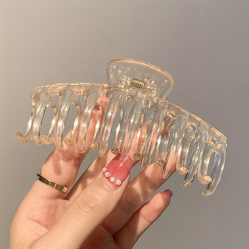 Large Solid Hair Claw for Thick Hair Women Girls
