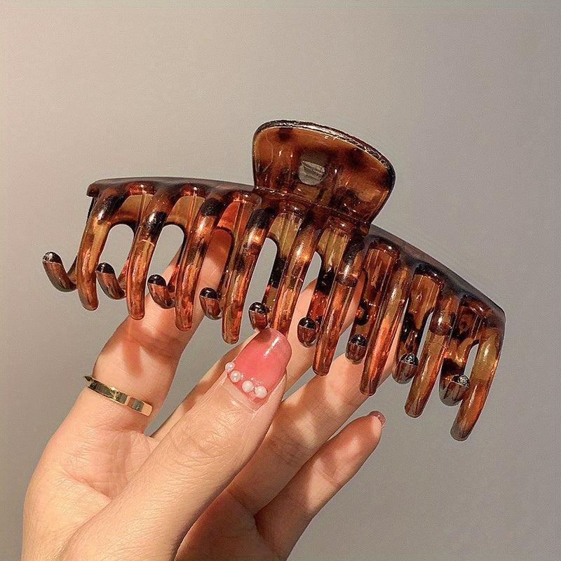 Large Solid Hair Claw for Thick Hair Women Girls