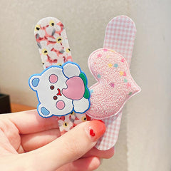 Baby Girls Cartoon Hair Pad For Bang Side Hair Sticker