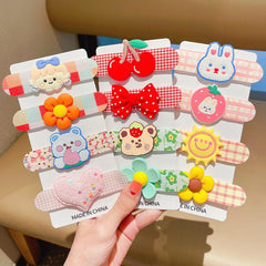 Baby Girls Cartoon Hair Pad For Bang Side Hair Sticker