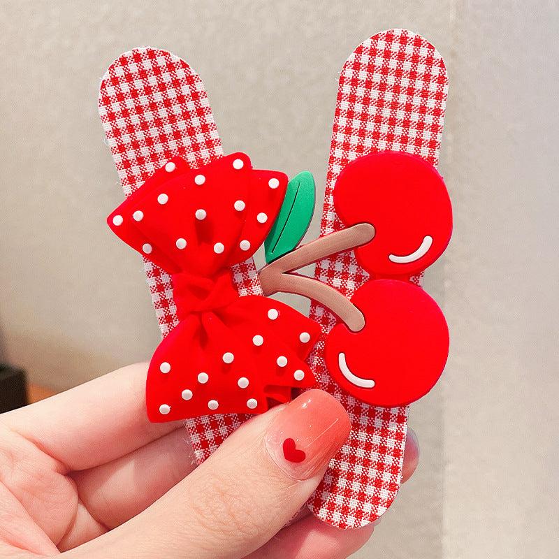 Baby Girls Cartoon Hair Pad For Bang Side Hair Sticker