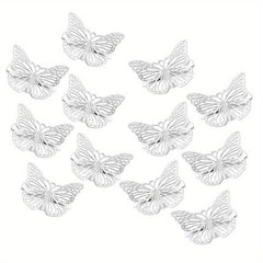 12pcs Metal Butterfly Hair Clip Hair Accessories For Women