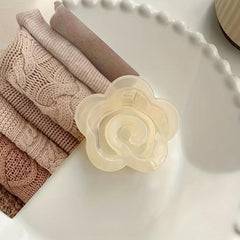 Jelly Flower Hair Claw Clip for Women Girls