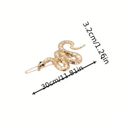 Punk Snake Hair Clip Barrette Metal Hair Clip