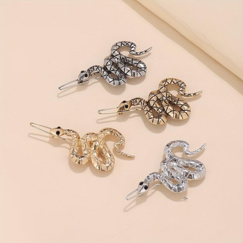 Punk Snake Hair Clip Barrette Metal Hair Clip