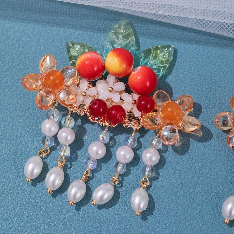Ancient Style Hair Clip Hair Accessories Ladies Dress Up Headdress Fairy Tassel