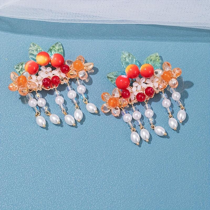 Ancient Style Hair Clip Hair Accessories Ladies Dress Up Headdress Fairy Tassel