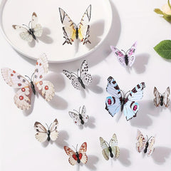 12pcs Colorful Butterfly Hair Clip for Women Girls Baby