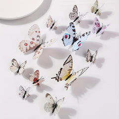 12pcs Colorful Butterfly Hair Clip for Women Girls Baby